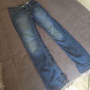 Levi's 511 Slim Fit Jeans Size 14 Reg W27 L29 Blue Denim Cotton Blend Stretch